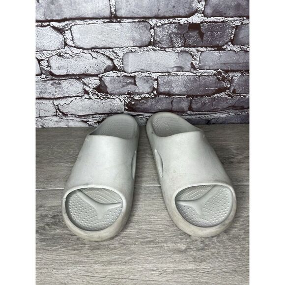 Crocs Mellow Recovery Grey Bone Slides Sandals Slip On Slides Men Sz 11M US/44EU - Picture 9 of 16